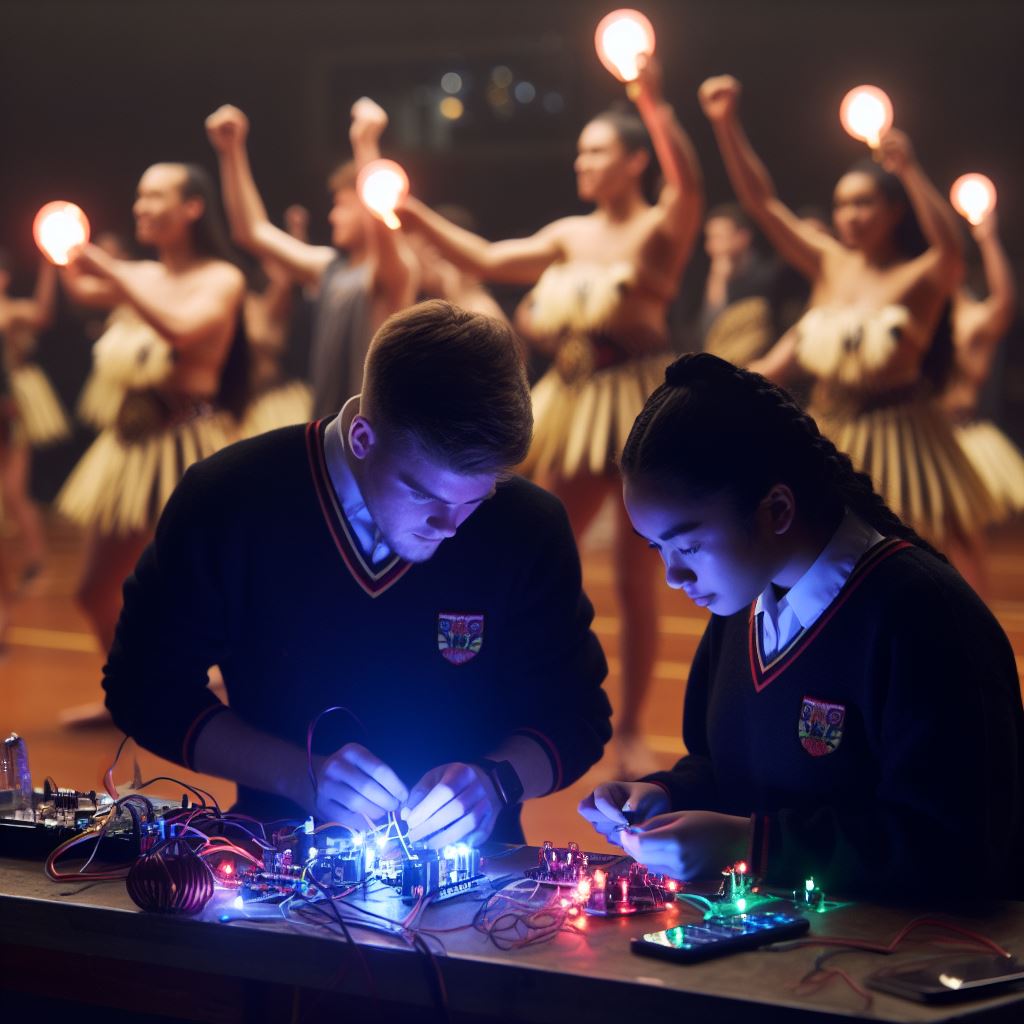 Creating Kapa Haka Costumes with Neopixel LEDs